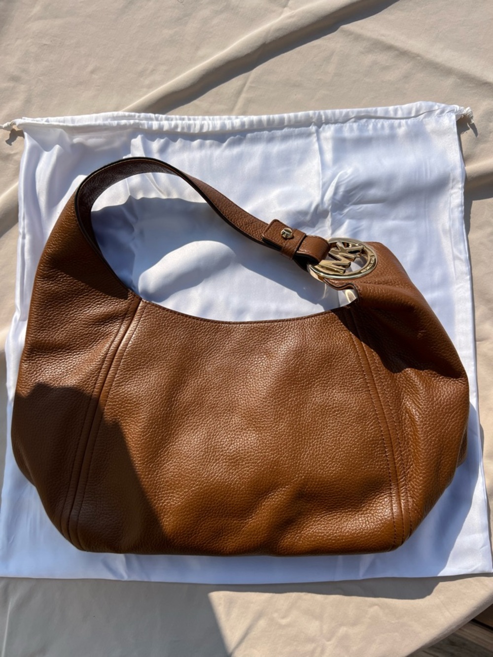 Michael Kors Leather Shoulder Bag - Picture 2 of 5